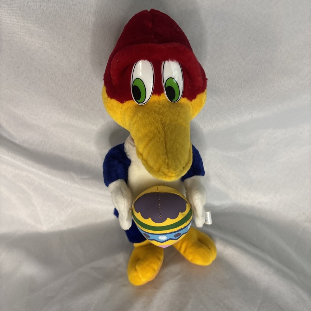 Woody Woodpecker Vintage Plush Stuffed 13‎ Inches Tall Toy Factory